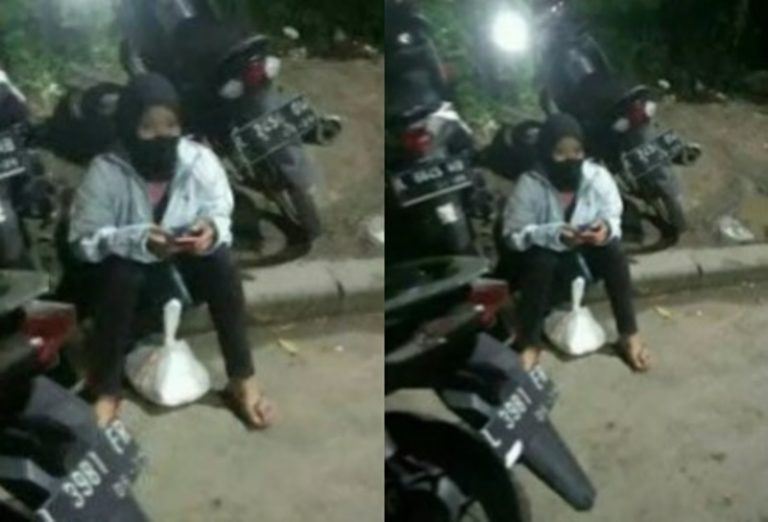 Hari Pertama Ngojek Motor Driver Ojol Wanita ini Hilang Dicuri