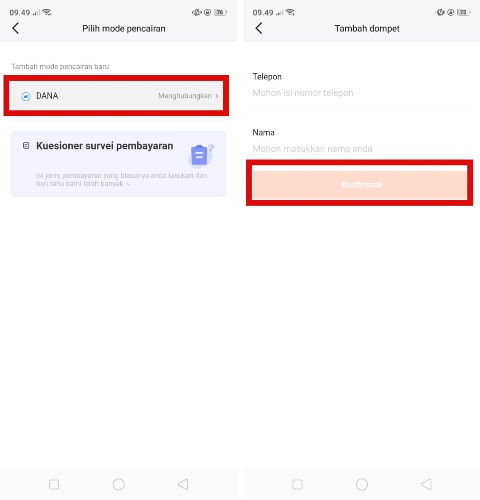 Hubungkan Dompet Digital