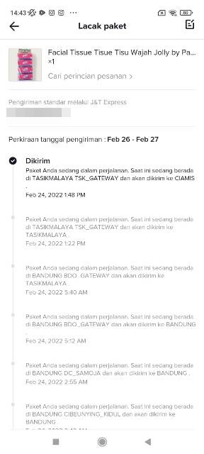 Lacak Perjalanan Paket