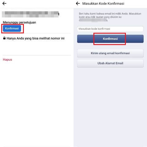 Proses Konfirmasi Email