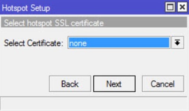 Select Certificate