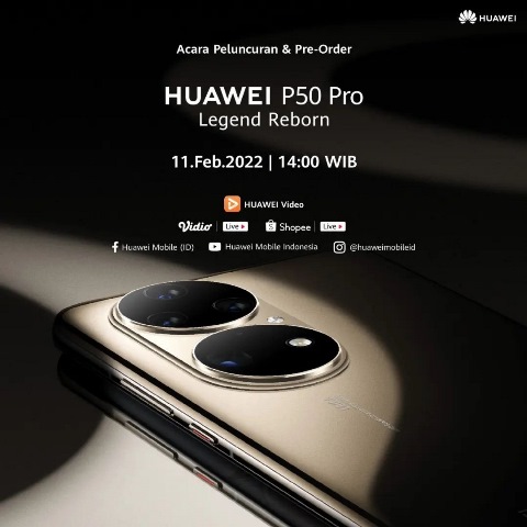 Tanggal Peluncuran Huawei P50 Pro di Indonesia