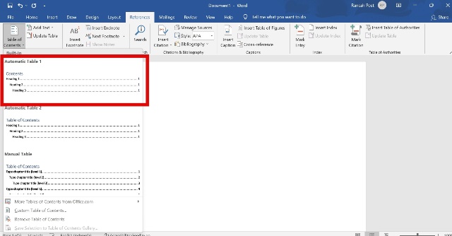 Tentukan format yang akan kamu gunakan