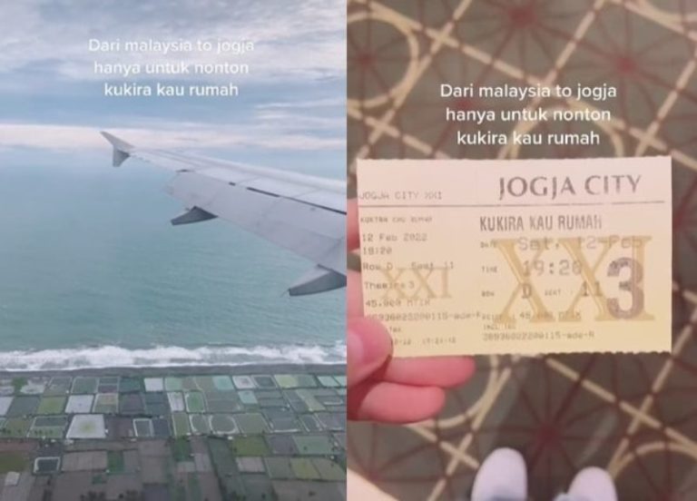 Totalitas Wanita ini Rela Terbang dari Malaysia ke Jogja Buat Nonton Film Kukira Kau Rumah