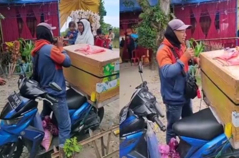 Viral Video Tukang Es Krim Bersuara Merdu Nyanyi di Hajatan Warga Sambil Jualan