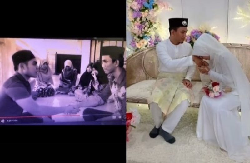 7 Tahun Lalu Sempat Praktik Akad Untuk Tugas Pasangan ini Akhirnya Menikah Sungguhan