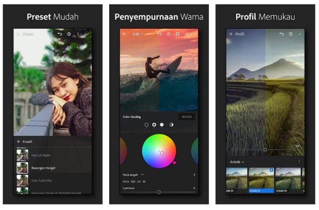 Adobe Lightroom - Apk Edit Warna Langit