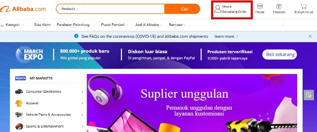Bergabung dengan Alibaba