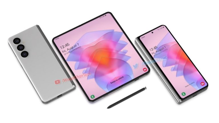 Bocoran desain Desain Samsung Galaxy Z Fold4