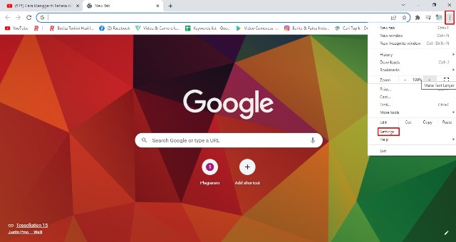 Cara Membuka Pengaturan Chrome