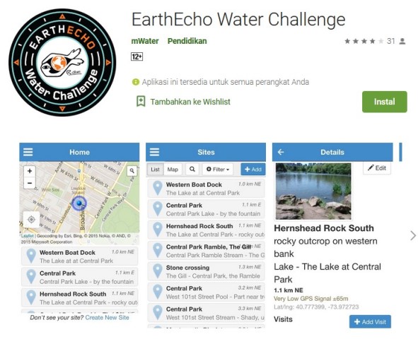 Tantangan Air EarthEcho