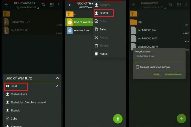 Estrak file Game of War 2 di Android