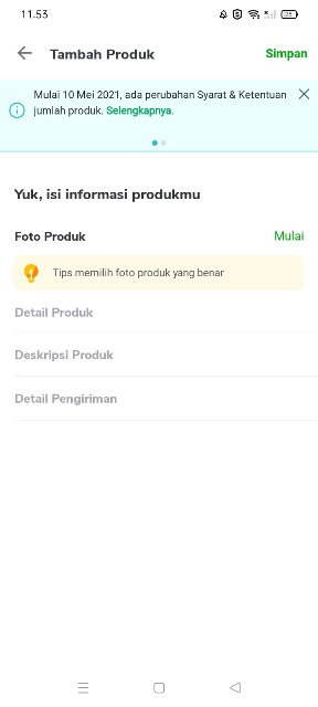 Informasi Produk