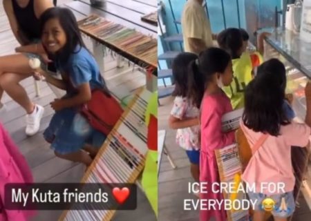 Momen Fabio Quartararo Traktir Es Krim Anak anak Penjual Gelang di Lombok Bikin Kagum