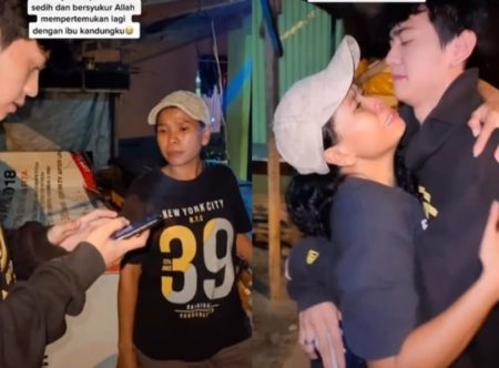 Momen Pertemuan Anak dan Ibu Kandungnya Usai Terpisah 16 Tahun Langsung Sujud dan Cium Kakinya