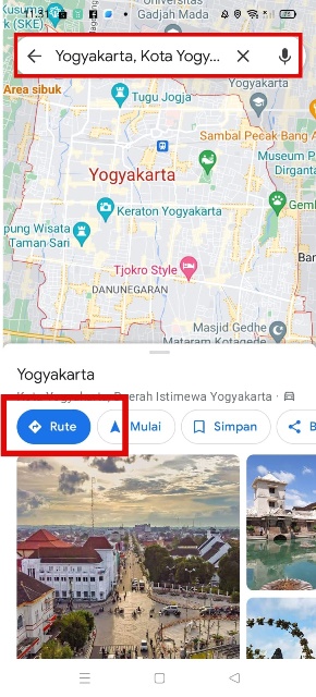 PIlih Rute