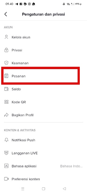 Pesanan