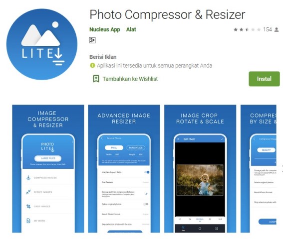 Photo Compress Resize - Apk Mengecilkan Ukuran Foto