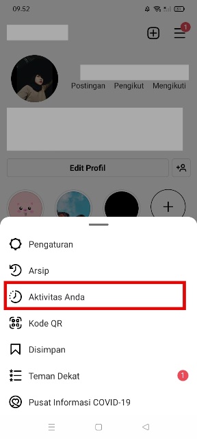 Pilih Aktivitas Anda