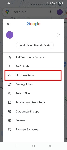 Pilih Linimasa Anda