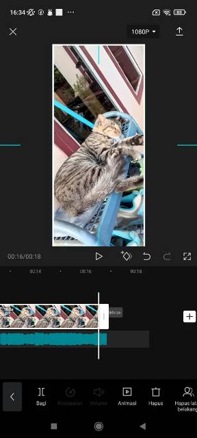Proses Editing di Capcut