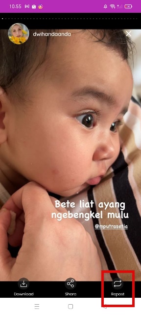 Repost Story