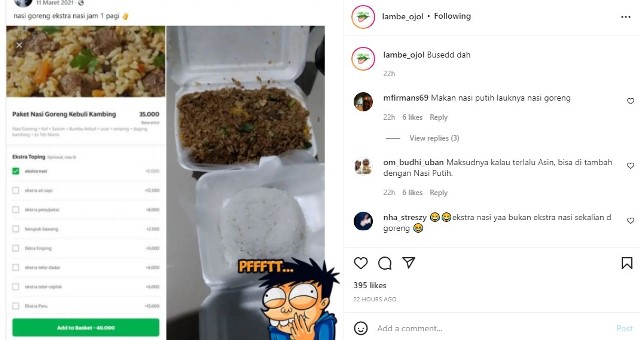 Screenshot Nasi Goreng Esktra Nasi