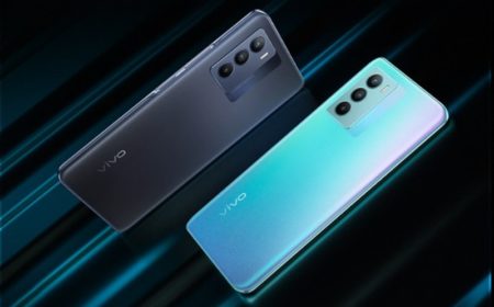 Tampilan bodi belakang HP Vivo T1 5G