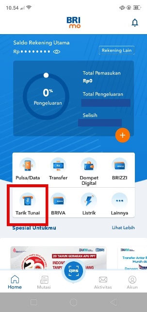 Tarik Tunai BRI