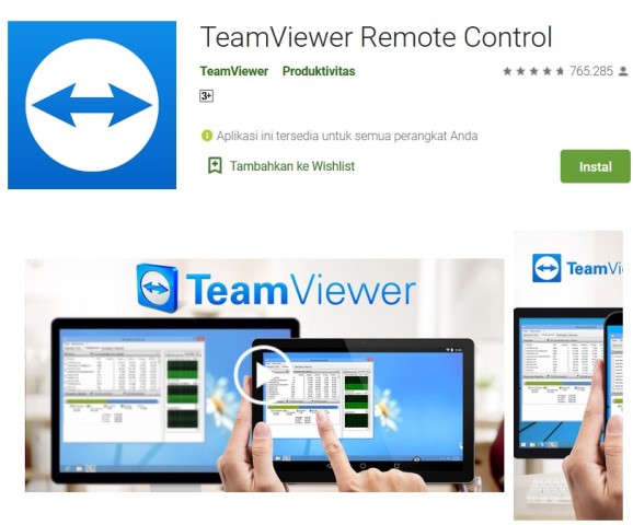 TeamViewer Remote Control - Apk Kontrol HP Jarak Jauh