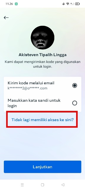 Tidak Lagi Memiliki Akses