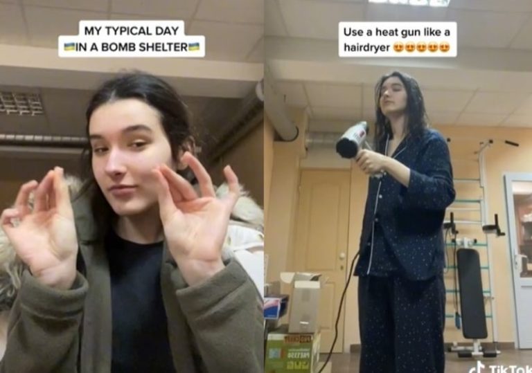 VIRAL Gadis Ukraina Bagikan Momen Aktivitasnya Saat Tinggal di Bunker Bawah Tanah