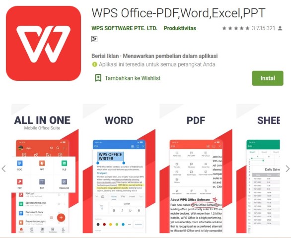 WPS Office - Apk Pembuka File