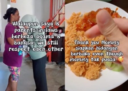 Baik Banget Meski Beda Agama Ibu Mertua Tetap Masak Masakan Spesial Untuk Menantu yang Puasa