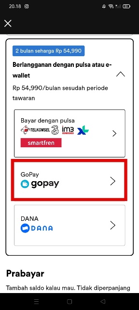 Bayar Dengan GoPay