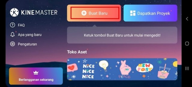 Buka Aplikasi Kinemaster