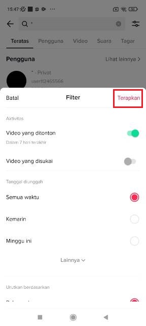 Cara Melihat History Video TikTok