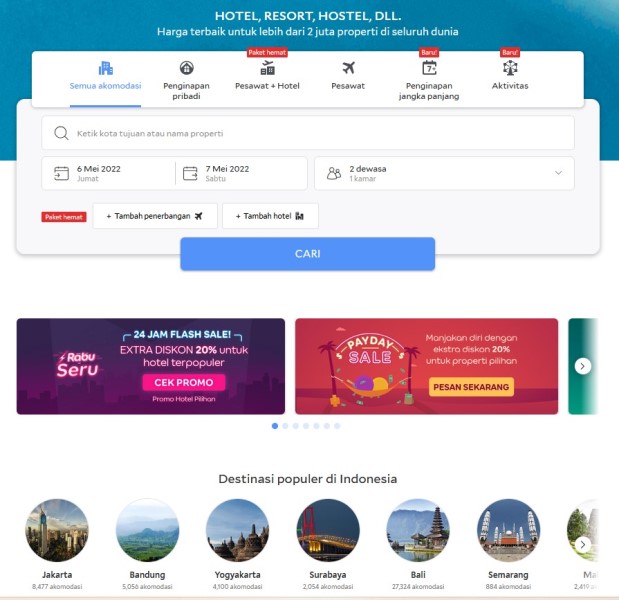 Cara Pesan Hotel di Agoda