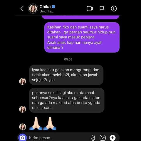 DM Chika ke Septia