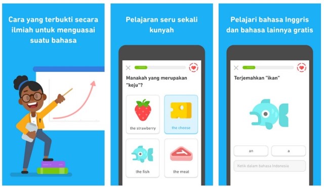 Duolingo - Apk Belajar Bahasa Prancis