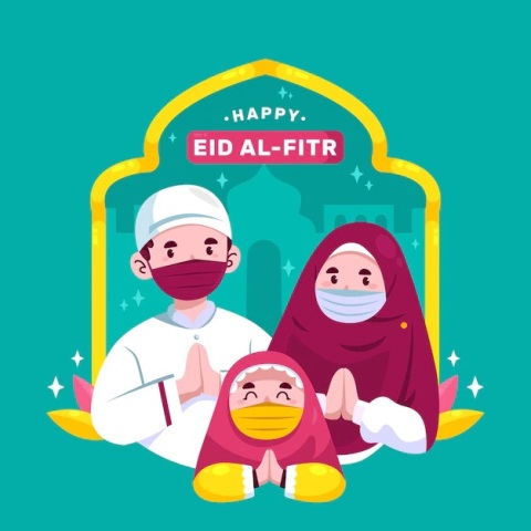 Gambar Ucapan Selamat Idul Fitri 1443 Hijriah