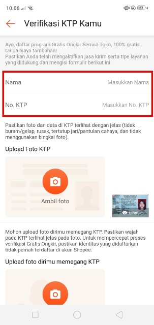 Isi identitas diri