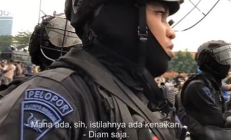 Jadi Sorotan Begini Pengakuan Polisi yang Amankan Demo 11 April Soal Harga Minyak Goreng