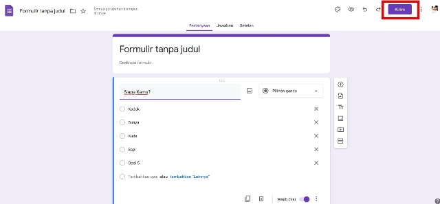 Kirim Formulir