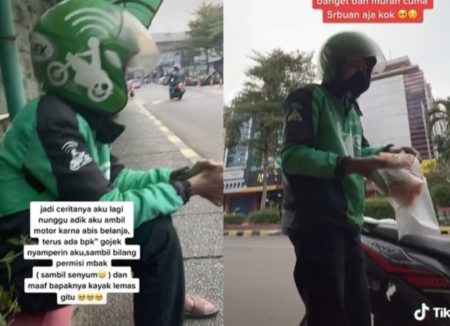 Perjuangan Driver Ojol Cari Orderan Sambil Jualan Keripik Ngeluh Karena Minyak Goreng Mahal