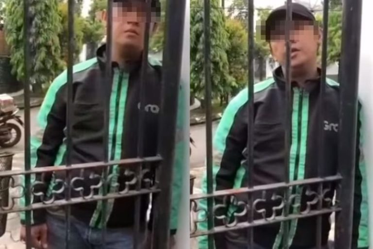 Pria Diduga Driver Paksa Wanita Untuk Terima Barang Kiriman Tetap Ngotot Padahal Gak Pesan