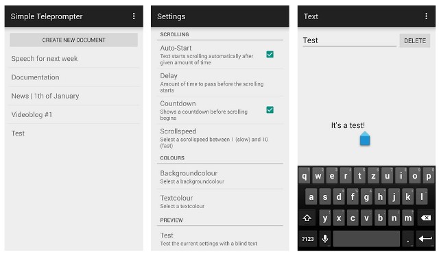 Simple Teleprompter - Apk Teleprompter