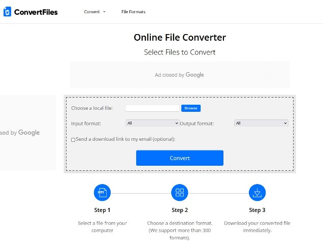 Situs Convertfiles.com