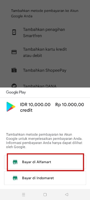 Tentukan Metode Pembayaran