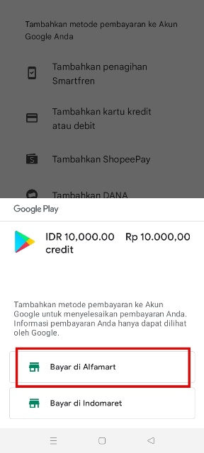 Tentukan Metode Pembayaran